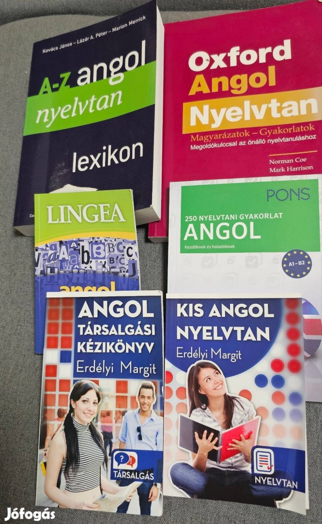 Angol nyelvkönyvek,füzetek