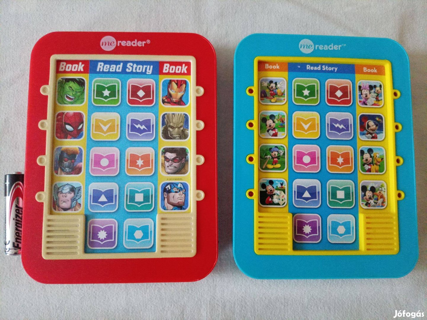 Angol nyelvű Marvel és Mickey hangoskönyvek könyveik