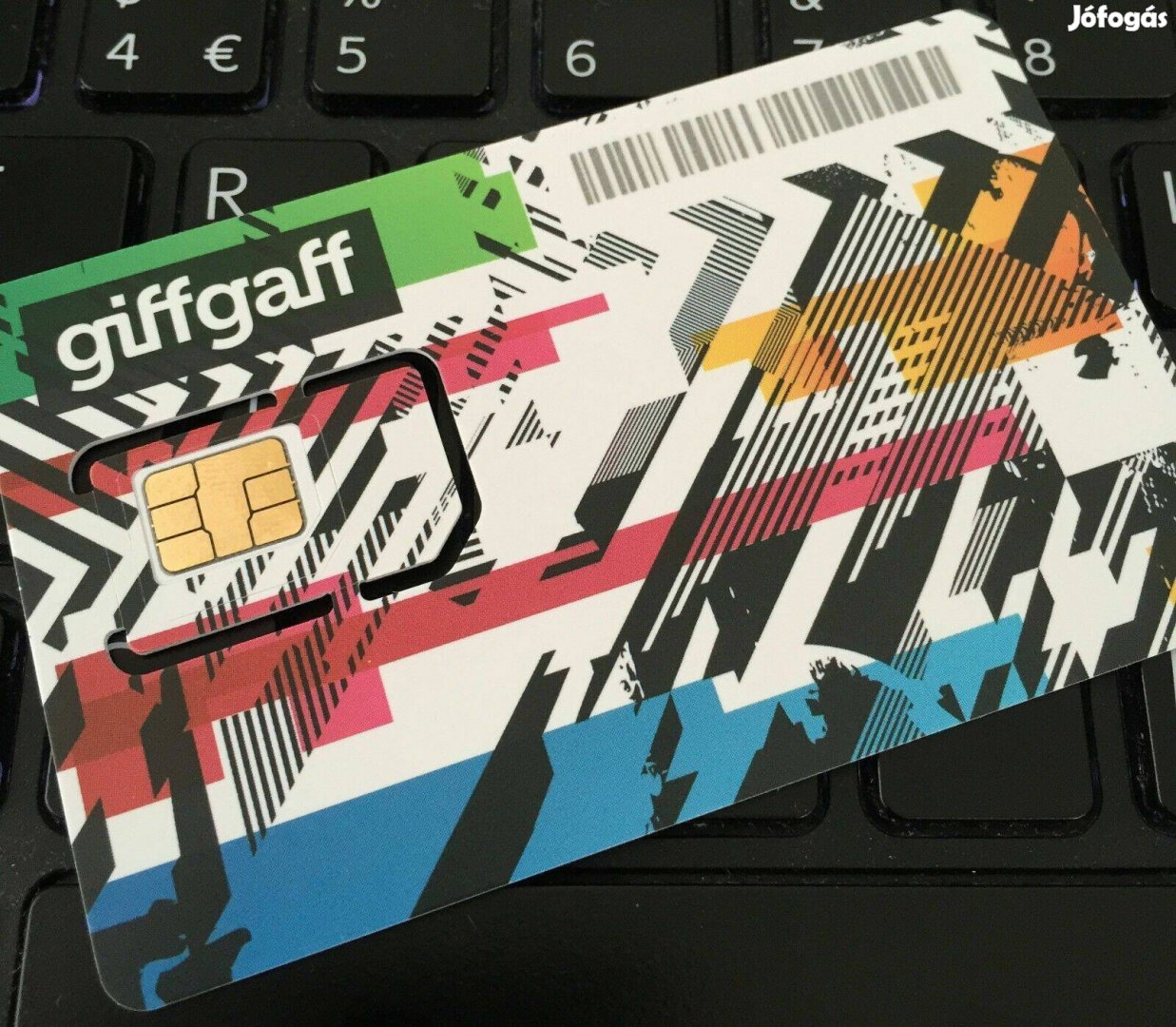 Angol sim kártya 20 font egyenleggel, Giffgaff