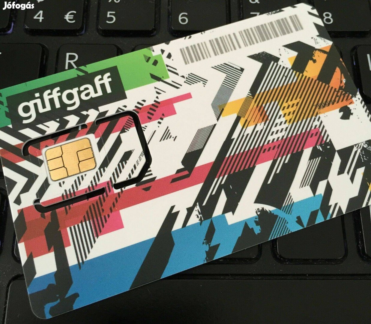 Angol sim kártya 20 font egyenleggel, Giffgaff
