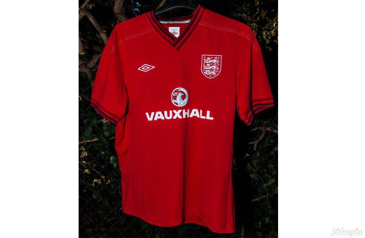 Angol válogatott eredeti piros Umbro edző mez XL