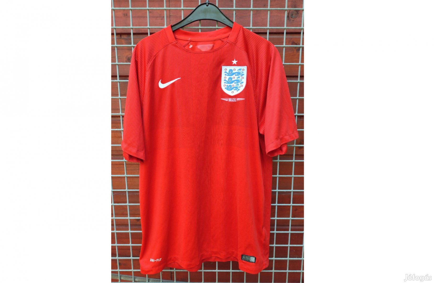 Angol válogatott piros eredeti Nike 2014 VB mez (L)