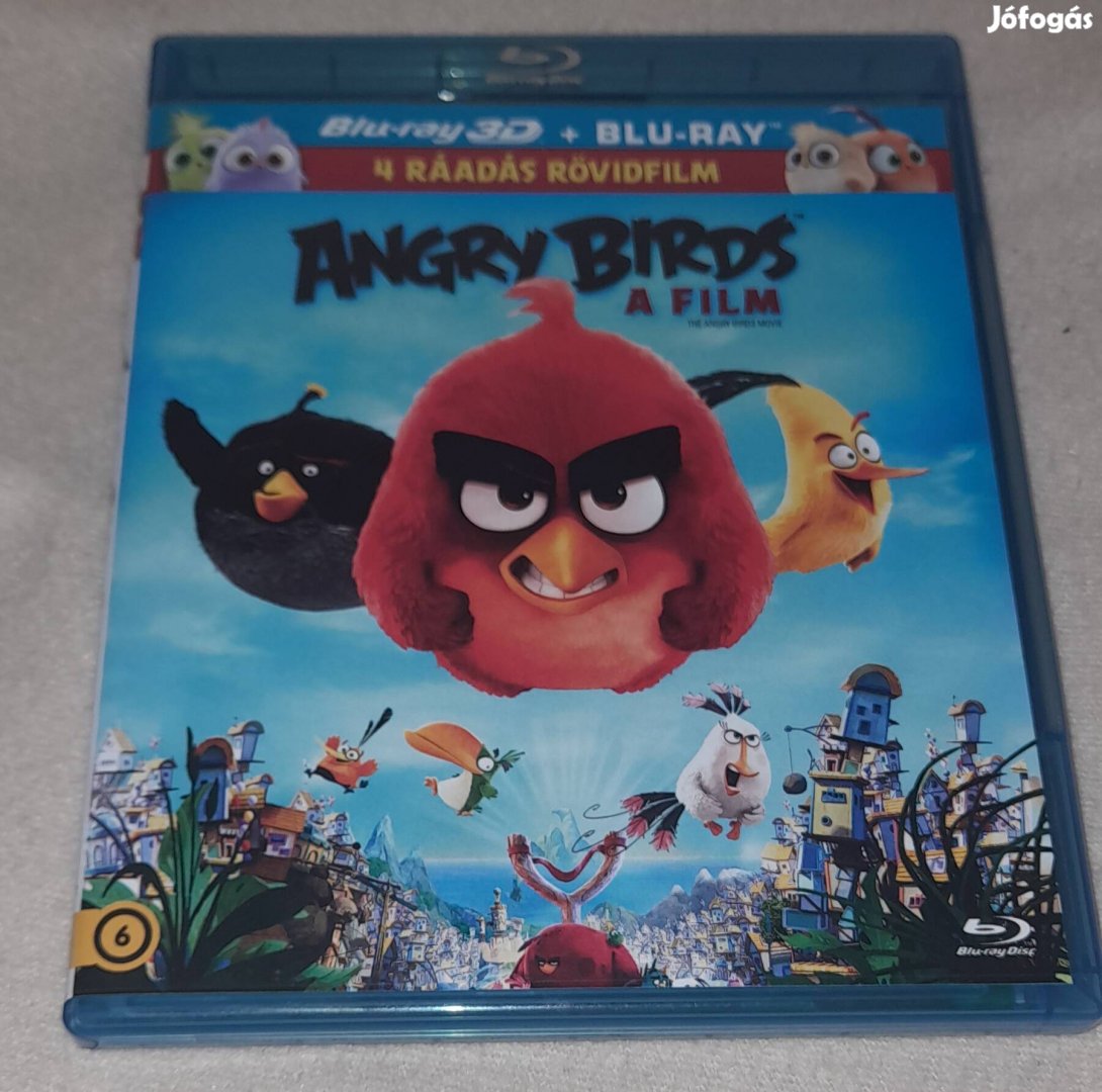 Angry Birds 3D 2D+3D 2 lemezes Magyar Szinkronos Blu-ray Film 