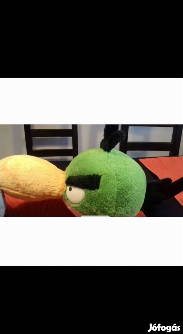 Angry birds Boomerang zöld nagyméretú plüss