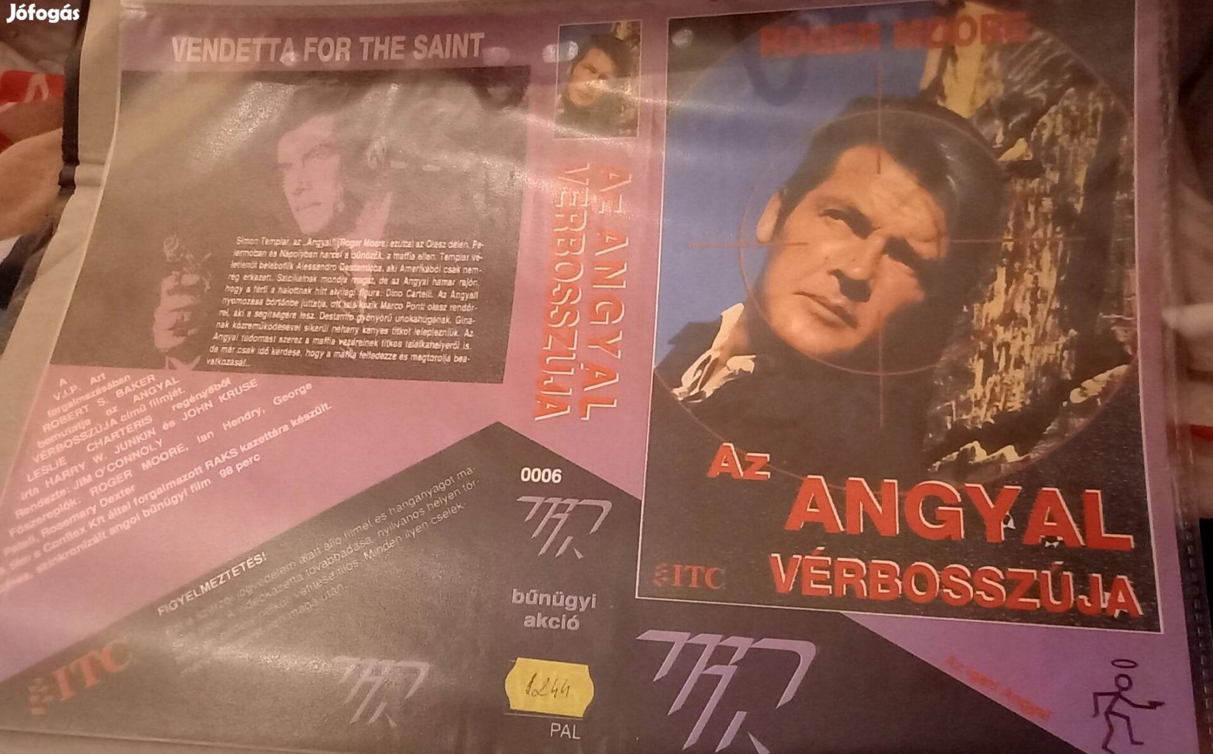 Angyal vérbosszúja - krimi vhs - nagytok