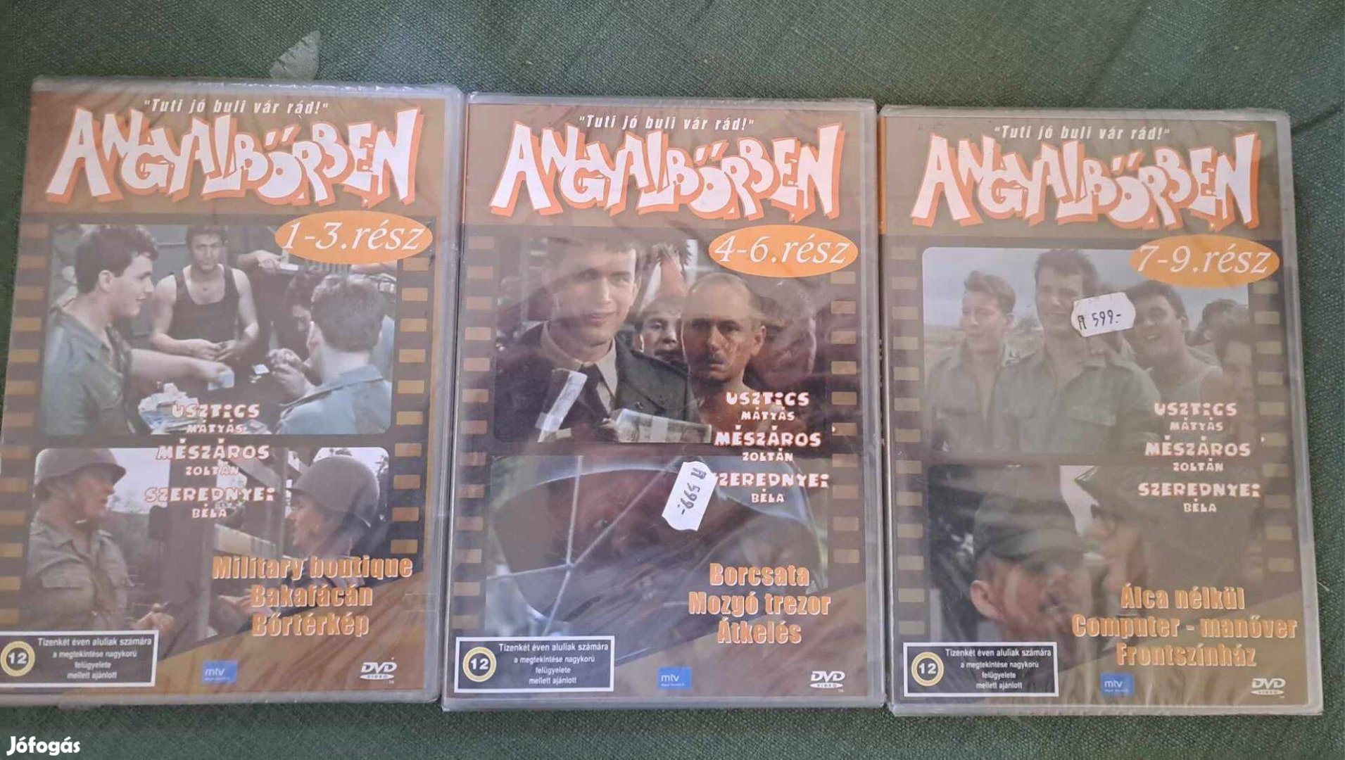 Angyalbőrben 1-9 rész 3 DVD bontatlan