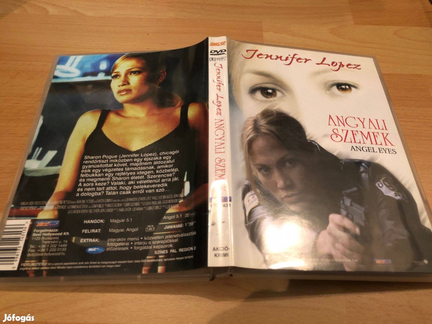 Angyali szemek (Jennifer Lopez, első kiadás, karcmentes) DVD