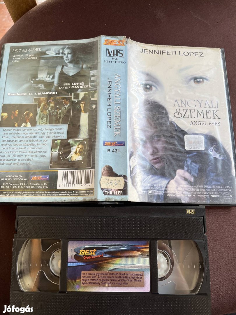Angyali szemek thriller vhs