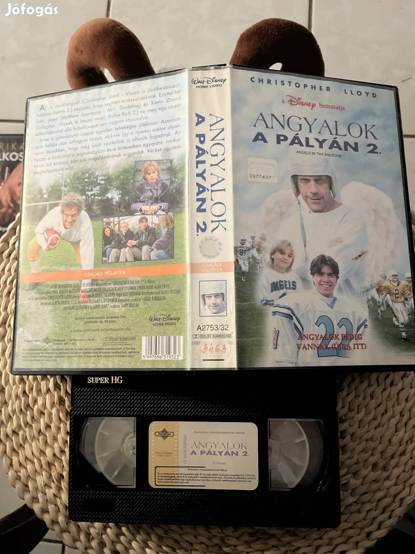 Angyalok a pályán 2 vhs