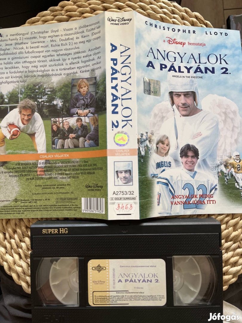 Angyalok a pályán 2 vhs