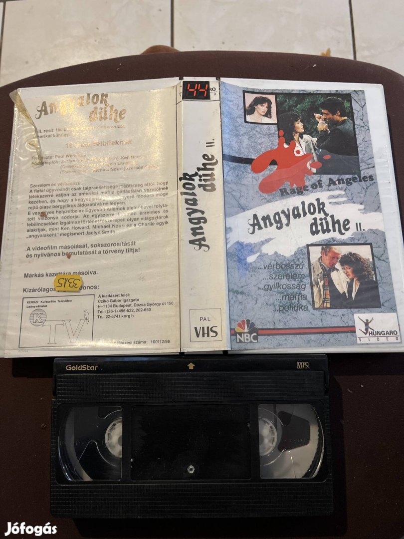 Angyalok dühe 2 hungaro vhs