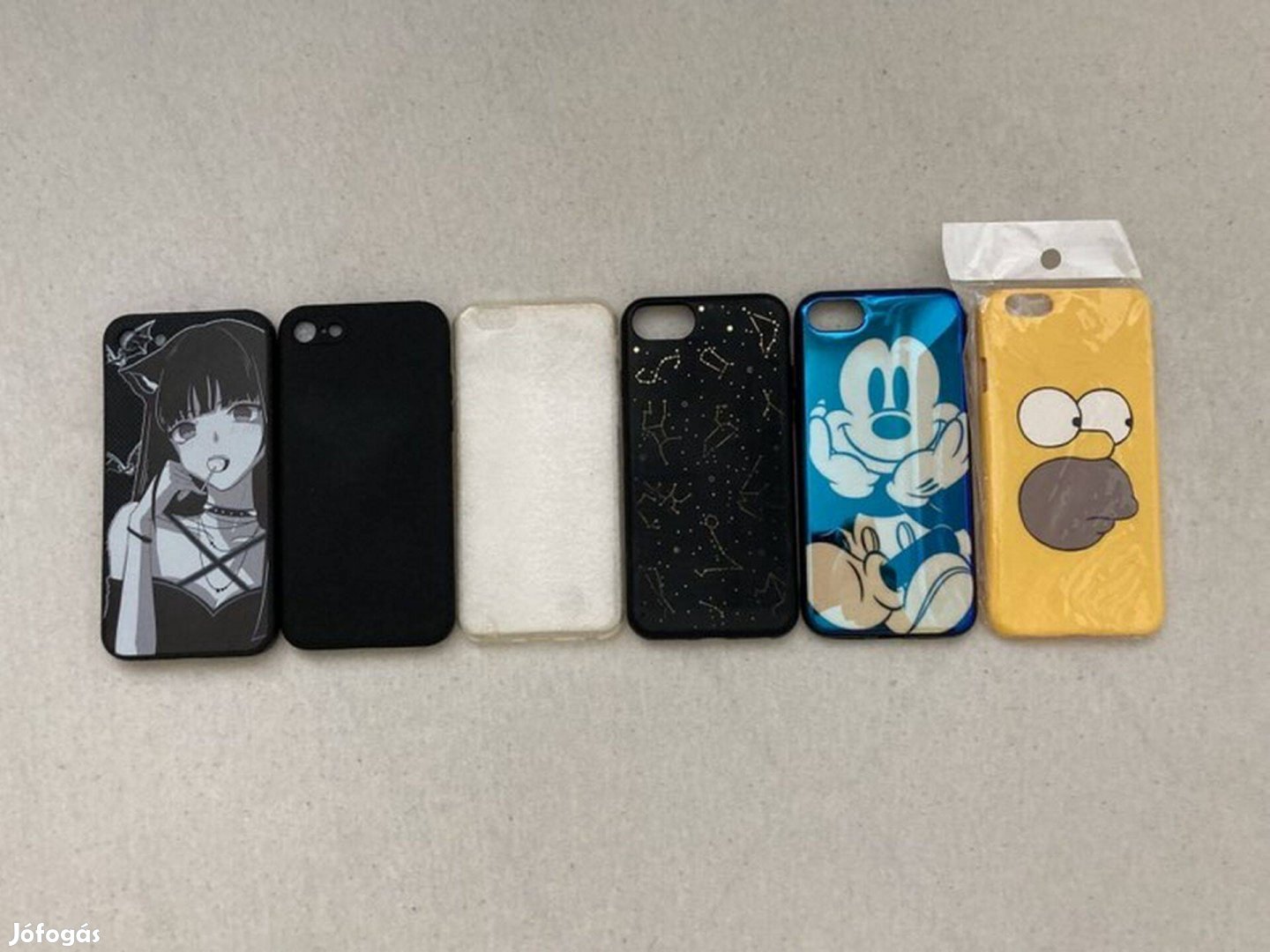 Anime, Simpson, Mickey stb. iphone tokok egyben (6 db)