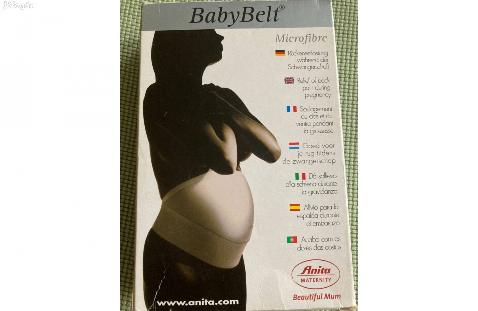 Anita babybelt L -es hastartó pánt