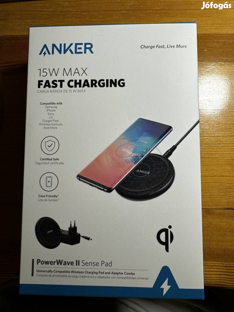 Anker Powerwave II 15W Qi töltőpad