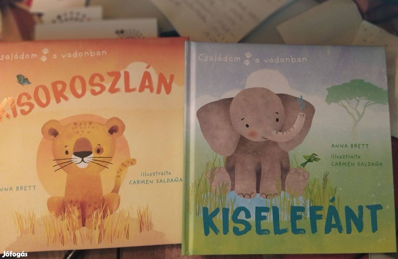 Anna Brett: Kiselefánt és Kisoroszlán (2 könyv)