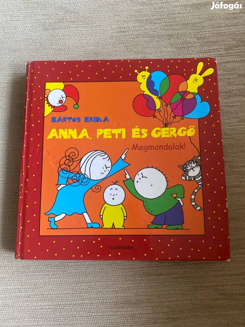 Anna, Peti és Gergő könyv