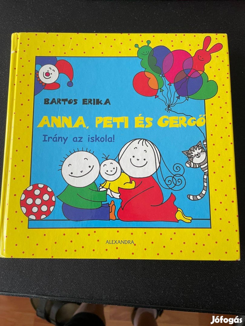 Anna, Peti és Gergő könyvek