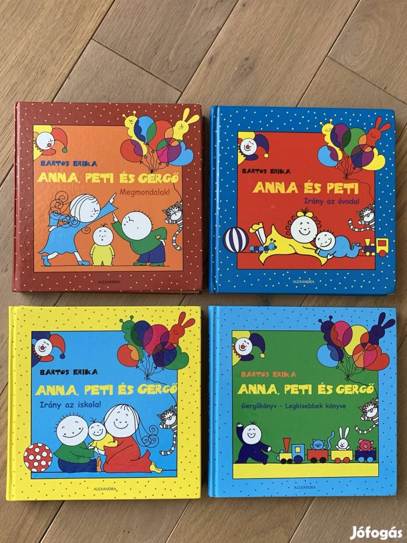 Anna, Peti és Gergő mesekönyv eladó