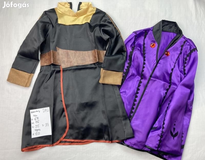 Anna jelmez, hercegnő jelmez, új D172