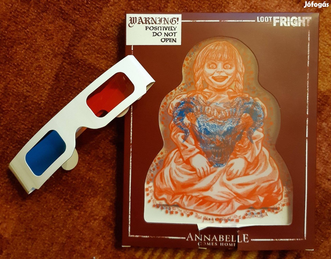 Annabelle 3. anaglif 3D kép + szemüveg - Loot Crate Loot Fright