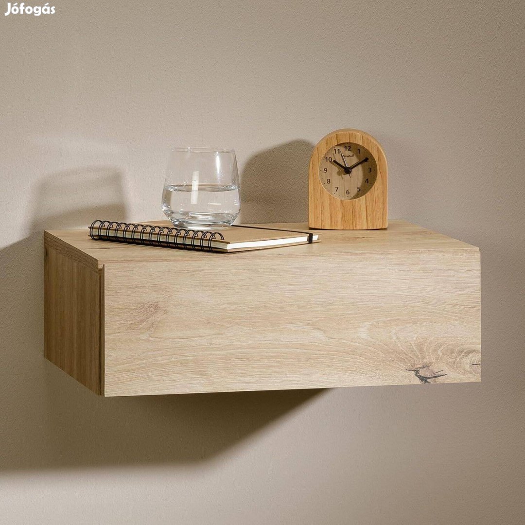 Anne 1 fiókos fali éjjeliszekrény csomós tölgy 94197