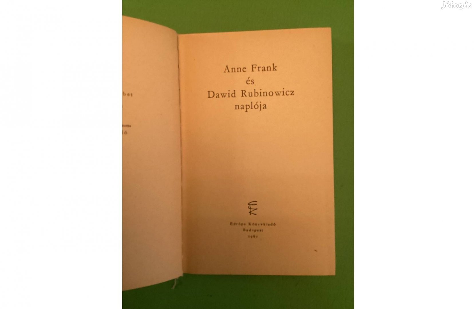 Anne Frank naplója, könyv