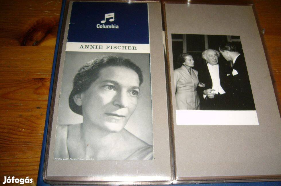 Annie Fischer, fénykép, album, régi, fotó,