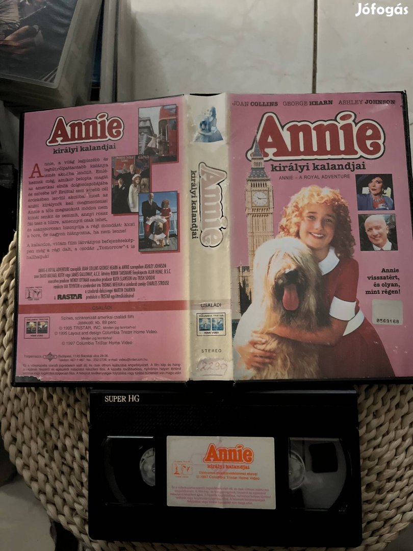 Annie királyi kalandjai vhs