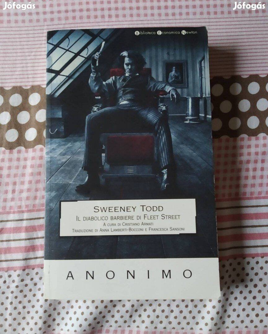 Anonimo - Sweeney Todd olasz nyelvű könyv