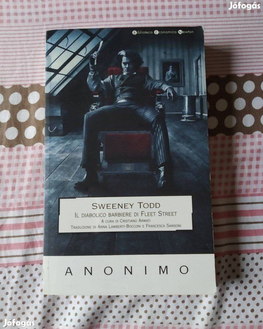 Anonimo - olasz Sweeney Todd könyv