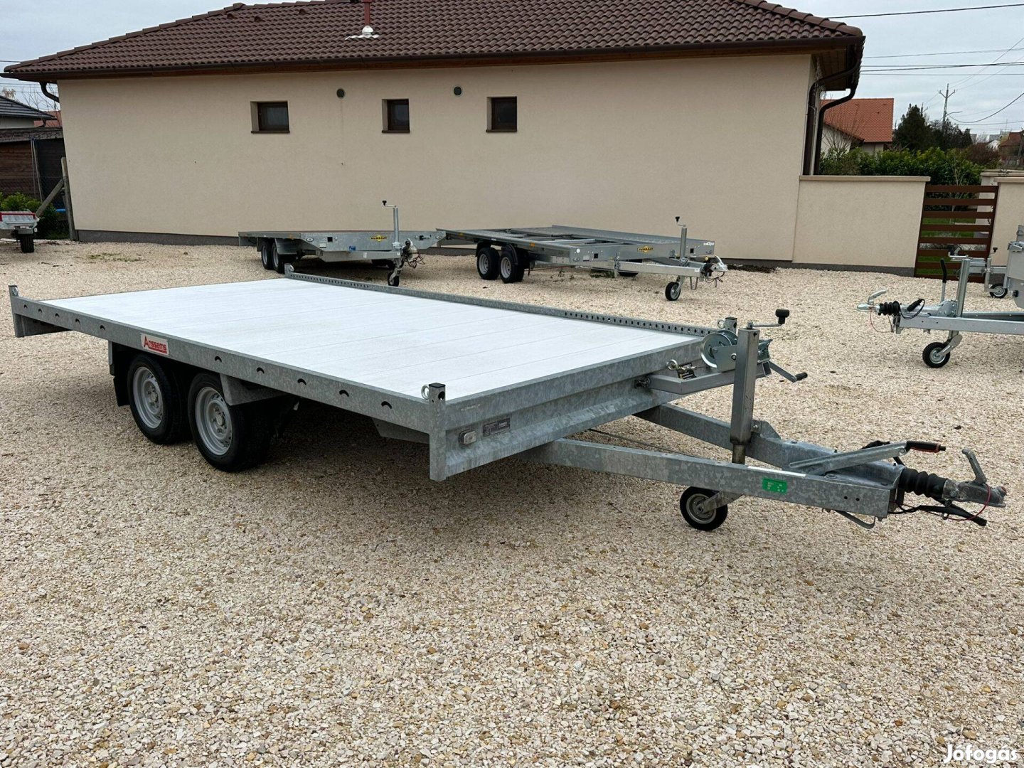 Anssems Msx2 4x2m 2700kg alu borításos univerzális trailer