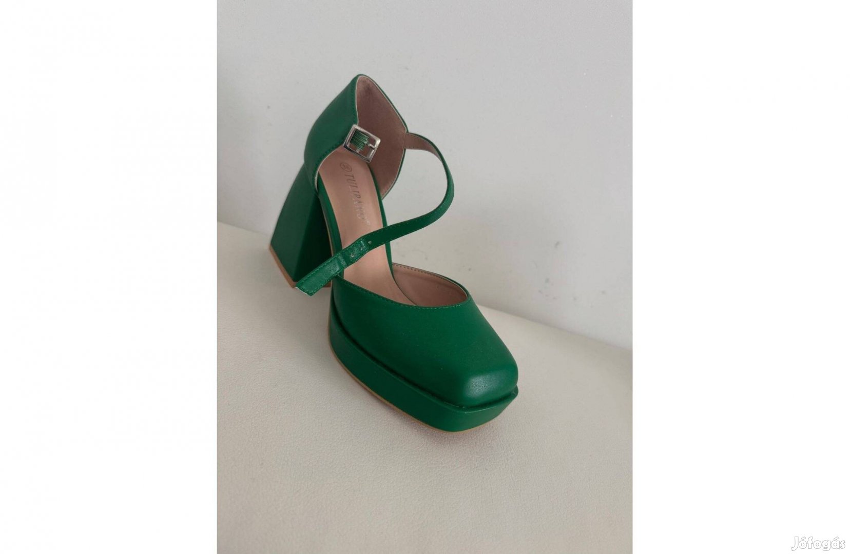 Answear Lab zöld színű elegáns platform körömcipő 36 új