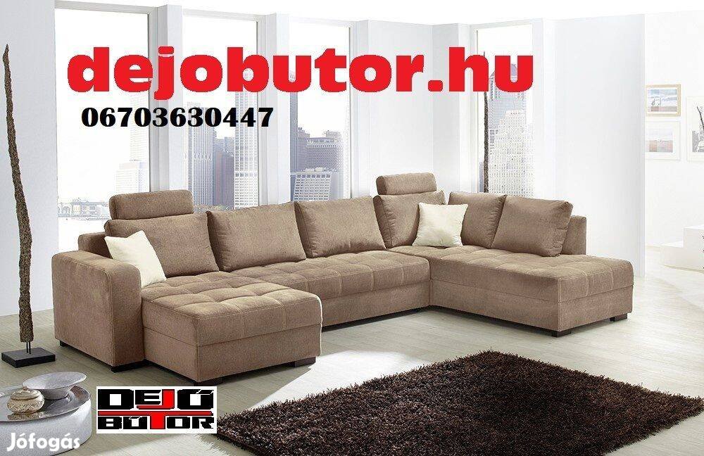 Antego prémium kanapé ülőgarnitúra 220x360x160 cm ualak bézs ágyazha