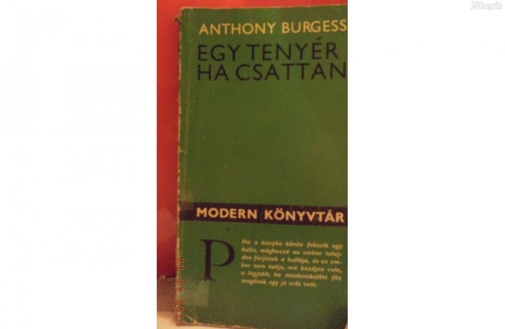 Anthony Buegess: Egy tenyér ha csattan