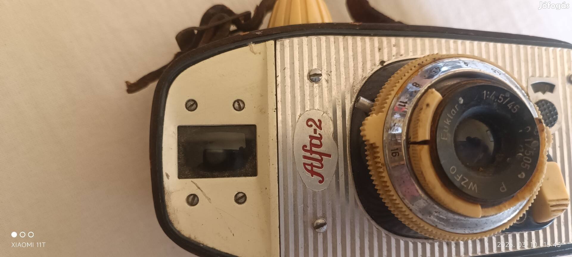 Antik Alfa - 2 35 mm-es fényképezőgép nagyon ritka,