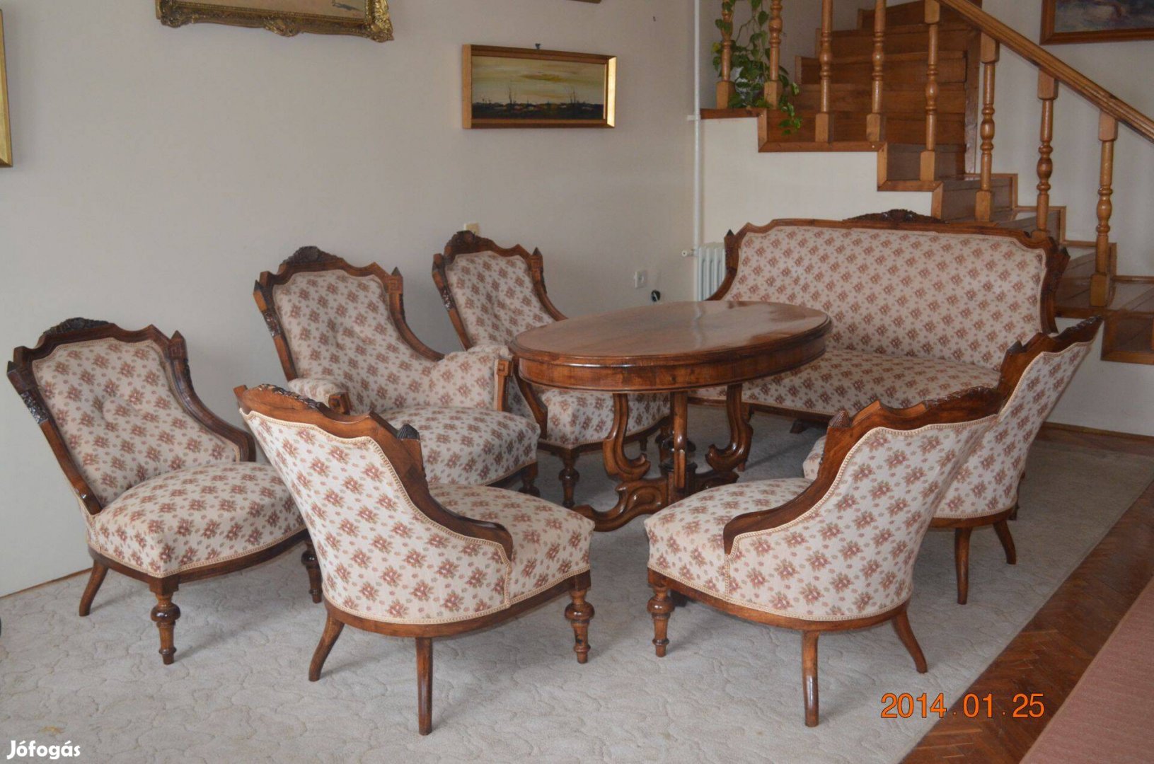 Antik Barokk étkező bútor szett