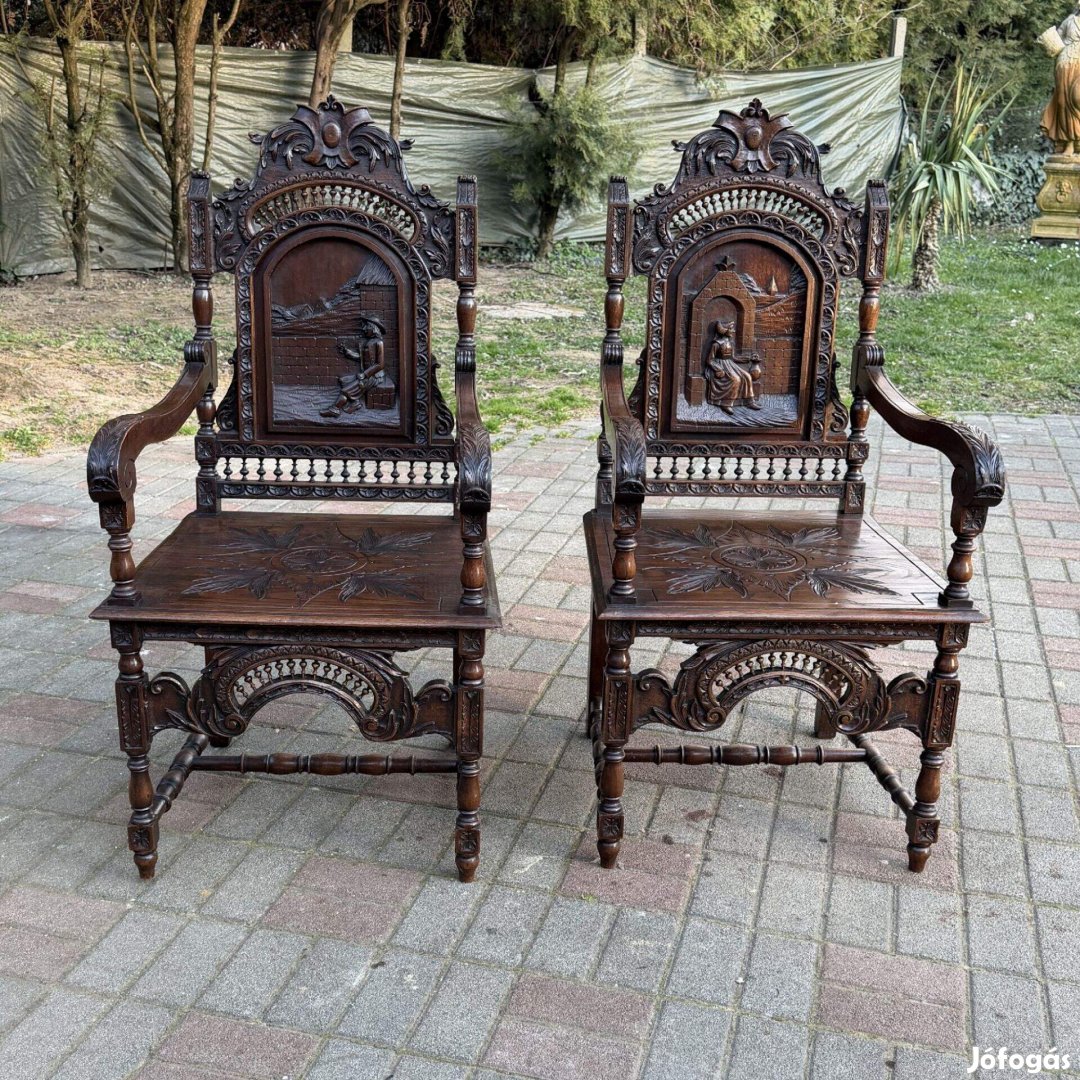 Antik Bútor - Breton karosszék páros