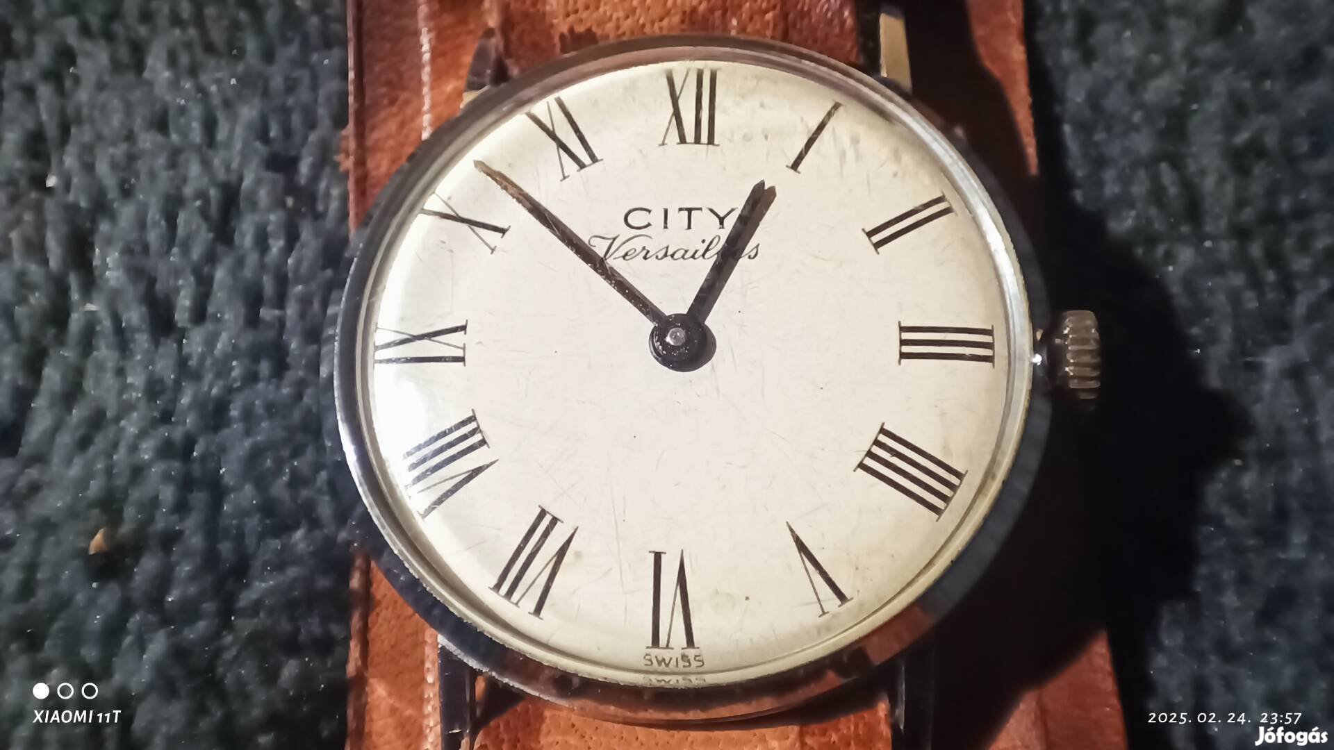 Antik City Versailes Peseux mechanikus. Felújítva. Posta 