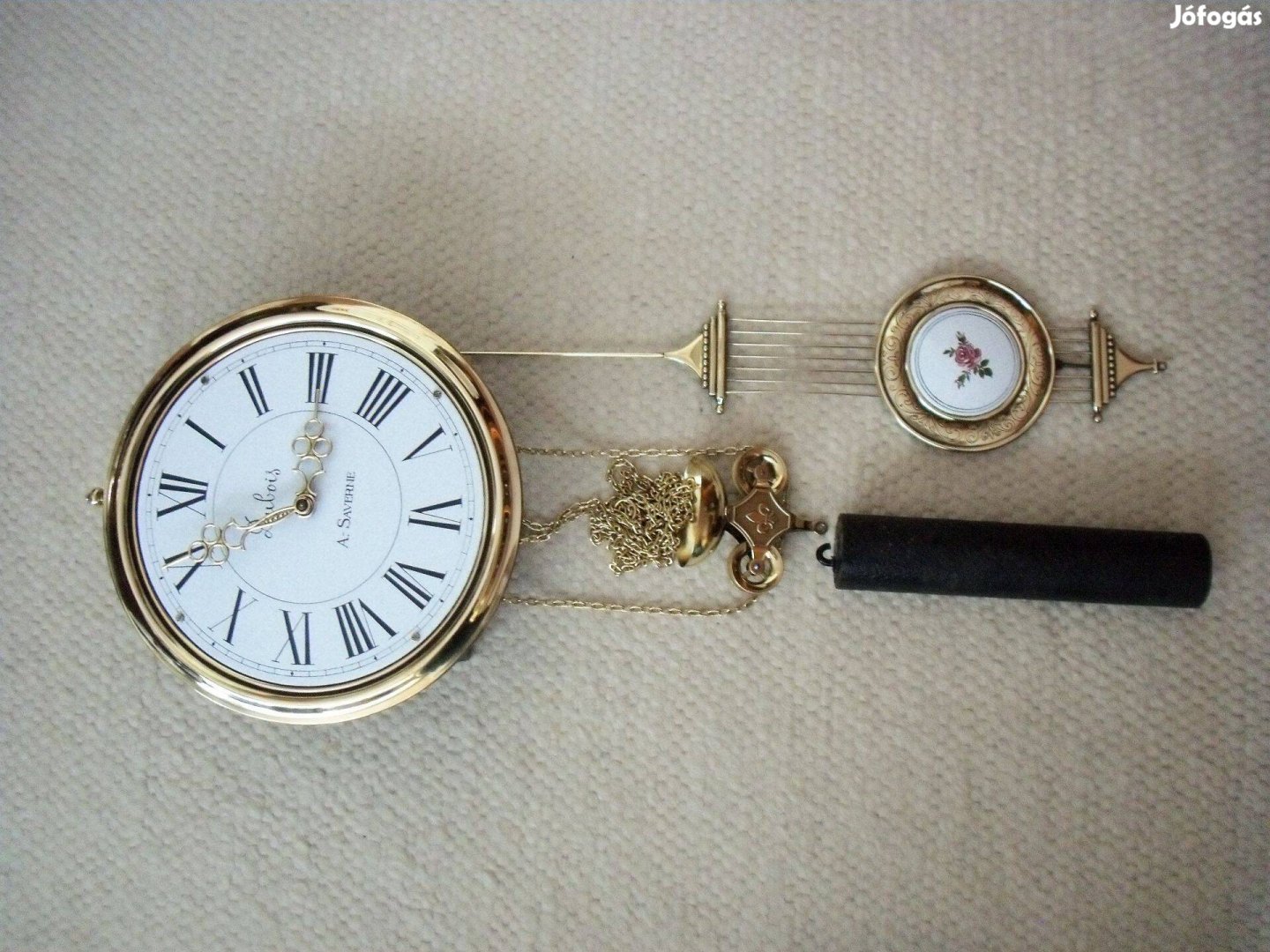 Antik Dubois A-Saverne ingaóra falióra fali óra