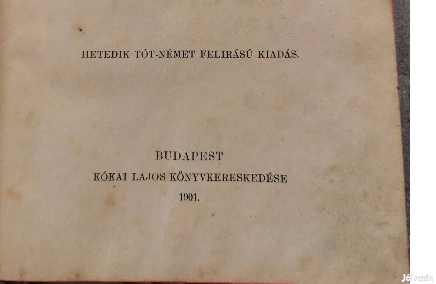 Antik Énekeskönyv 1901-es kiadású régi Énekeskönyv