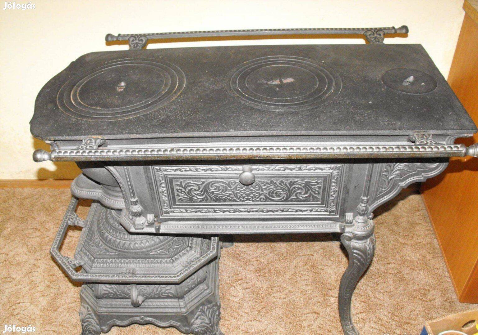 Antik Eredeti Öntöttvas Sparhelt tűzhely kályha főző sütő