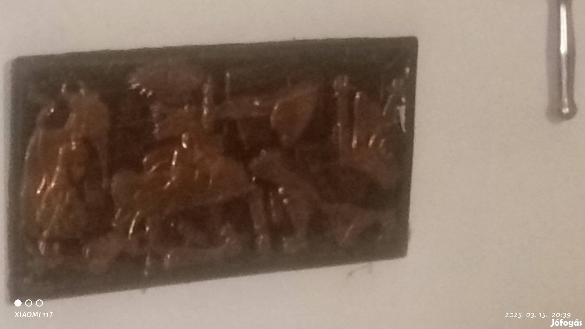 Antik Guernica Picasso reprodukció, réz, jelzett ritkaság.