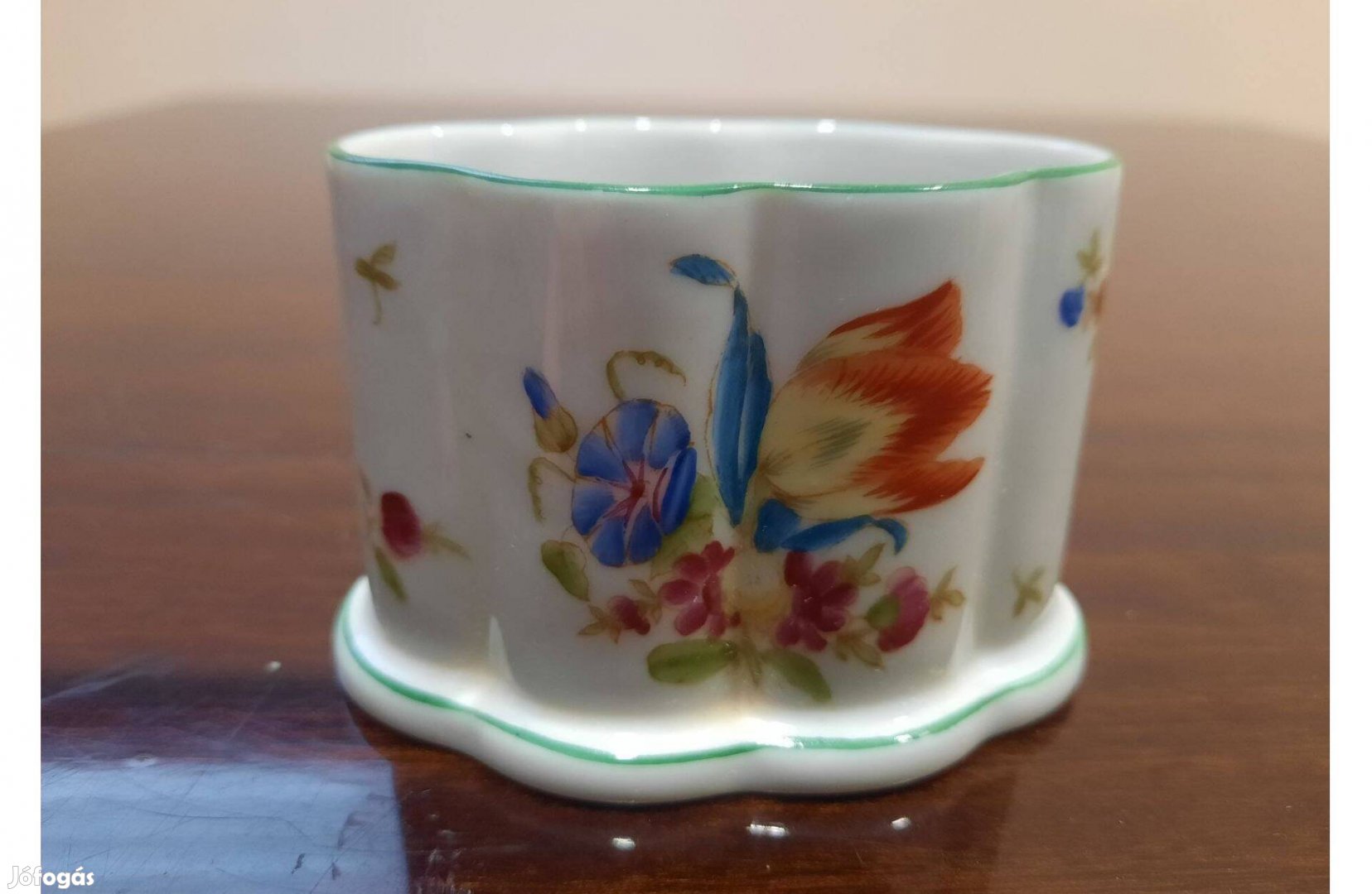 Antik Herendi Tulipán mintás porcelán fogpiszkáló tartó eladó!