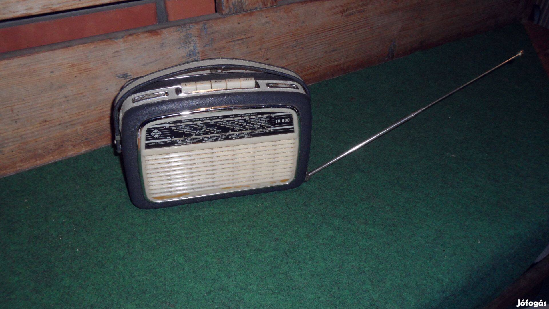 Antik Ingelen TR 800 világvevő telepes hordozható hibátlan rádió !