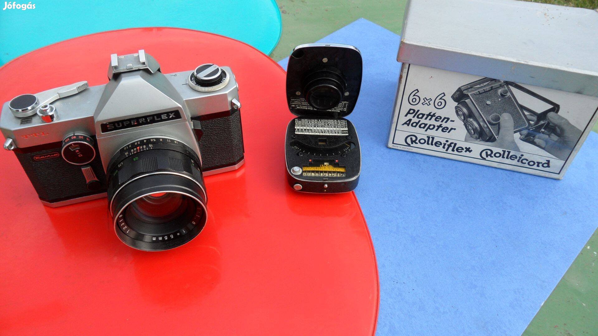 Antik Japán Superflex TTL (karcmentesen) keskeny film kamera