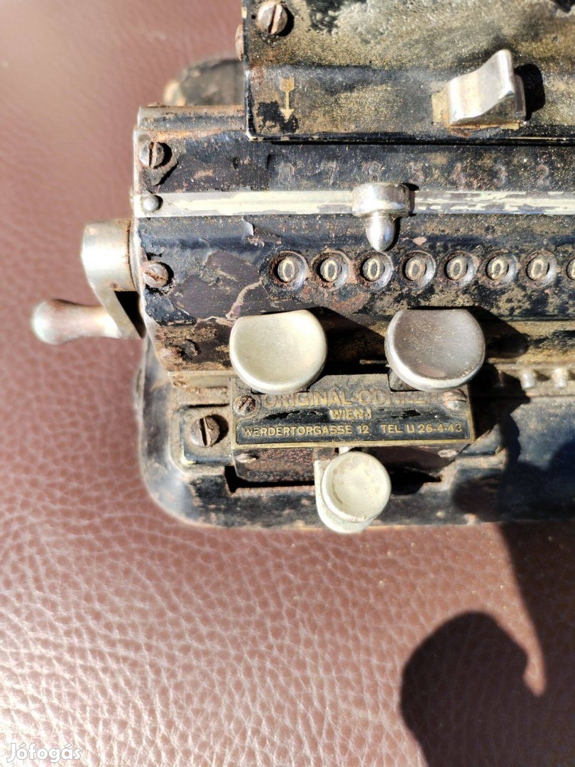 Antik Original Odhner mechanikus számológép