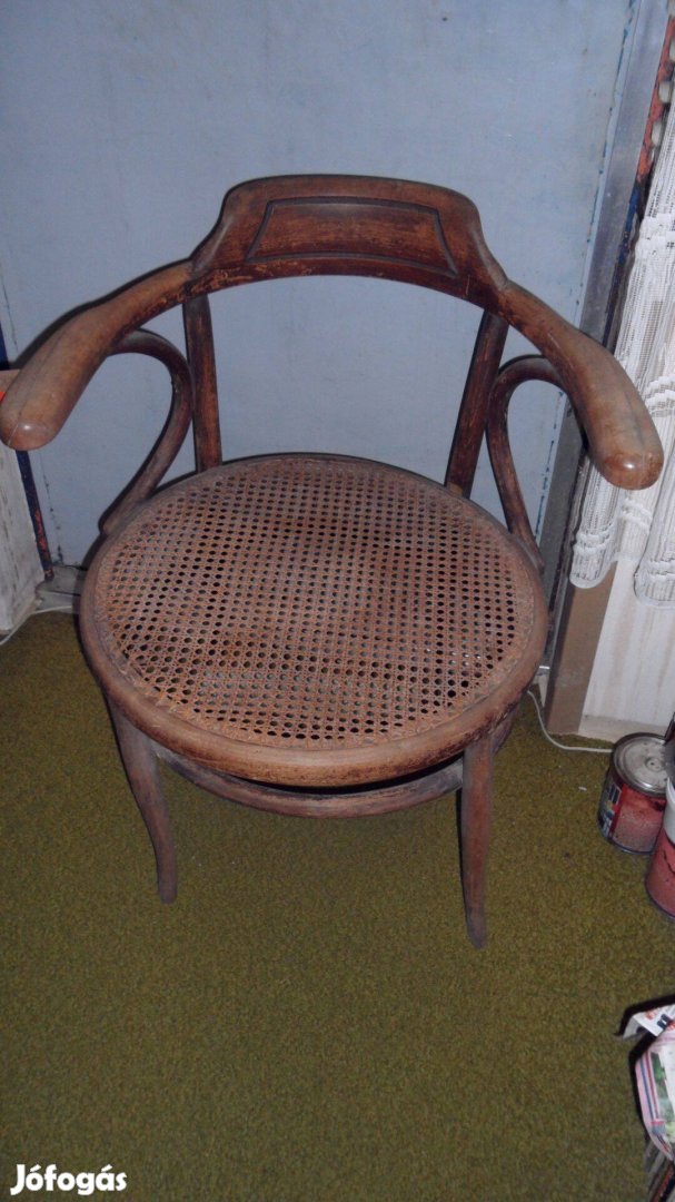 Antik Thonet "nádazott" karosszék szék ülőke minőségi "darab"