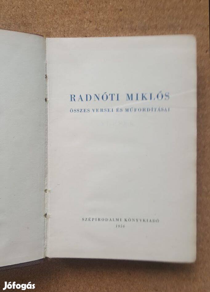 Antik / Radnóti Miklós Összes versei és műfordításai 1956