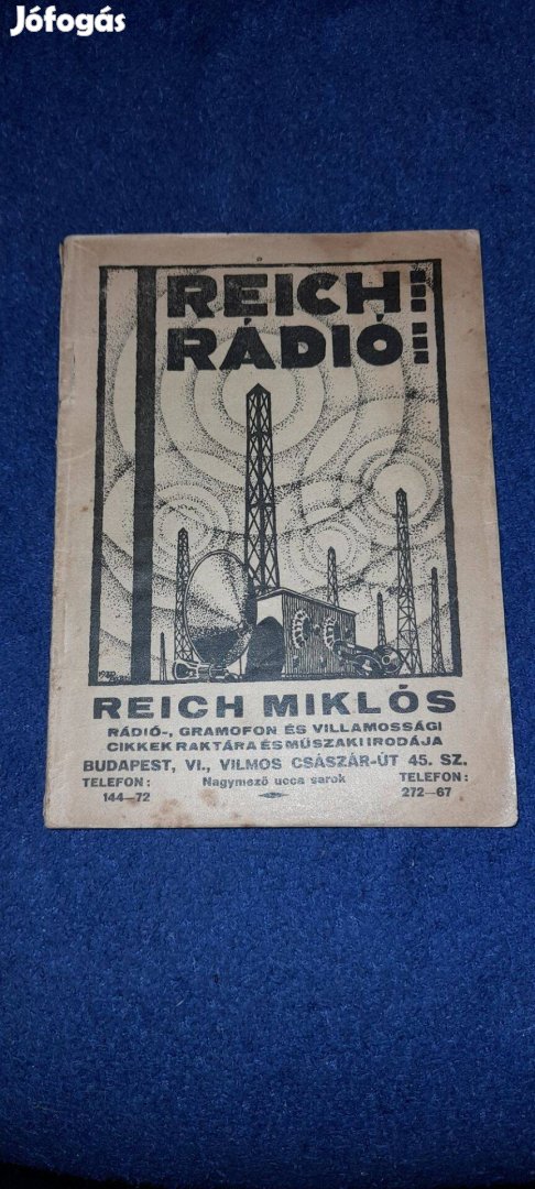 Antik , régi , ritka Reich Rádió 1929