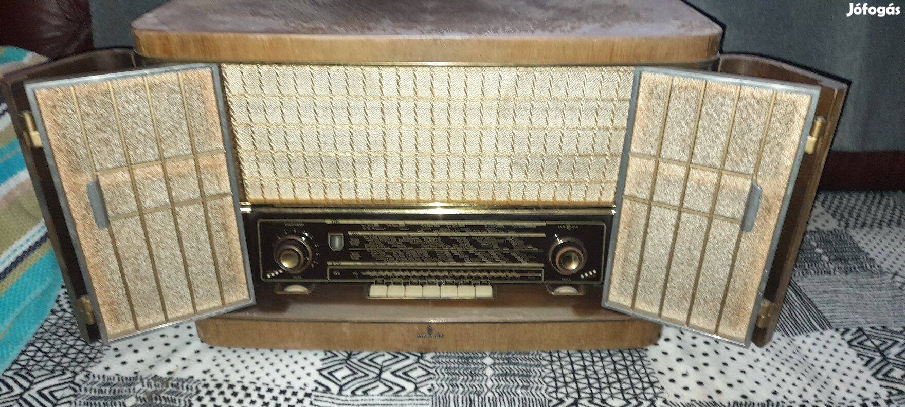 Antik , régi , vintage Siemens H 42 rádió / elektroncsöves /